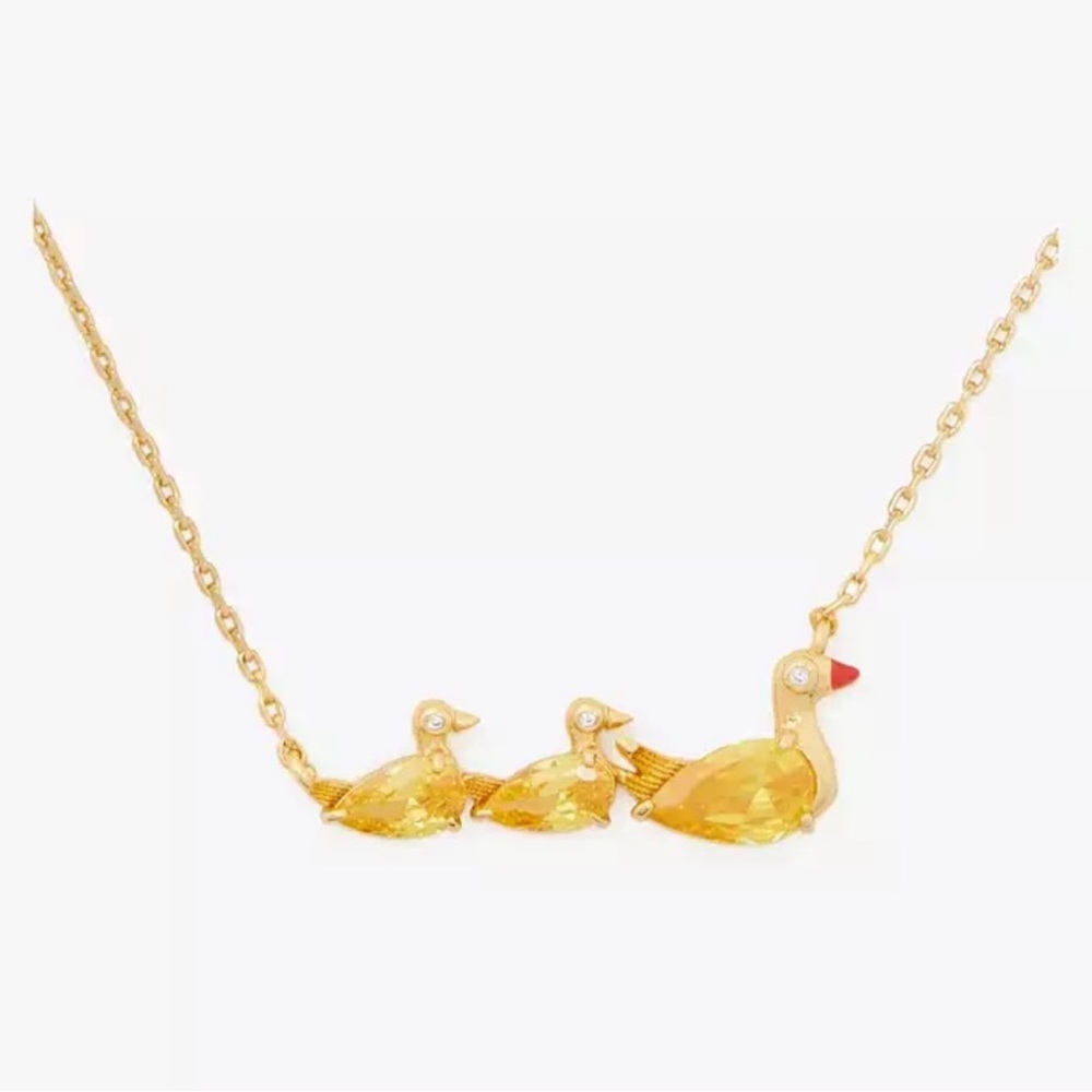$88 Kate Spade Love You, Mom Ducks In A Row Pendant